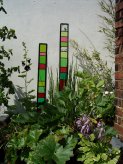 Hayhoe Garden Glass sculptures