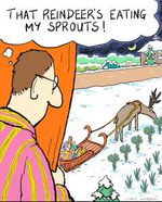 Chris Madden christmas-reindeer-garden-cartoon