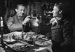 Alec Guinness and John Mills (as Pip) in David Lean's Great Expectations