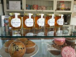 Gavin Jones honey on sale in The Plantation cafe