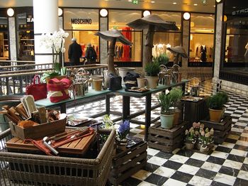 Gardening display in Galleries Lafayette, Berlin