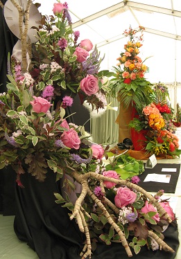 A Night at the Opera Flower Arranging class, Shrewsbury Flower Show, 2013