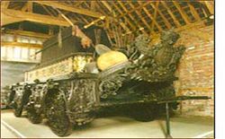 Wellington's funeral carriage at Stratfield Saye.