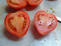 Heart shaped tomatoes by Andrea_R. Flickr