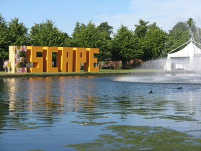 The Escape Zone, Orla Kiely E, Hampton Court Flower Show 2014