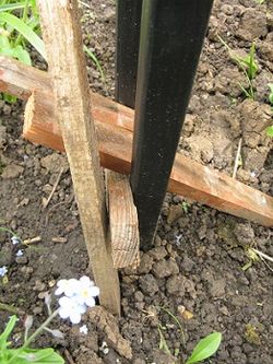 Putting in an upright post