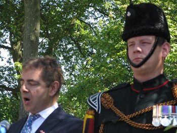 Rowan Atkinson reading at Chelsea Flower Show 2014