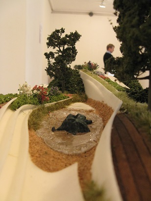 A letter posted 1 million years ago, by Jihai Hwang, Miniature Garden Show, London, 2014