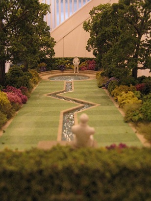 Creek End, by John Brookes. Miniature Garden Show, London, 2014