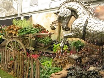 Heucheraholics take on War Horse, Chelsea Flower Show, 2014