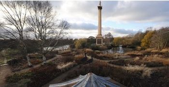 Artist's impression of Nelson's Column at Pensthorpe Natural Park