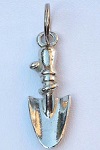 Pewter trowel keyring from Partners in Pewter reduced
