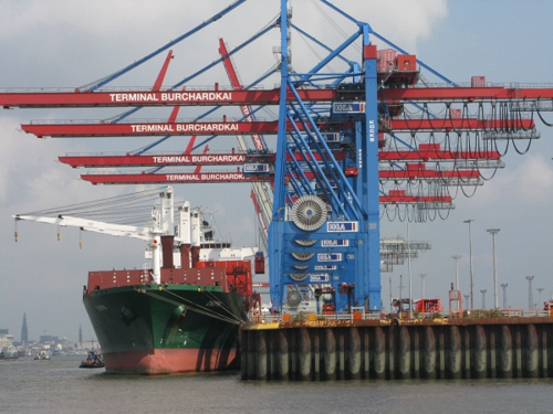 Docks in Hamburg, Germany