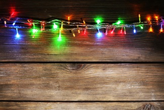 Shutterstock_222652627. String of coloured lights.