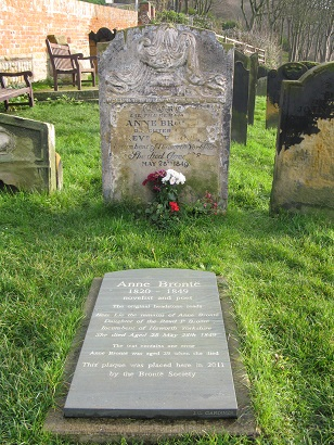 Anne Bronte's grave, Scarborough