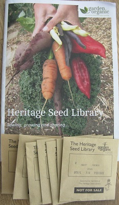 Heritage Seed Library catalogue 2015 + seed packets