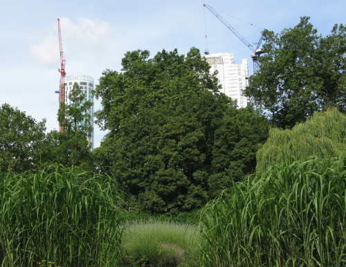 Construction near Vauxhall Park, London