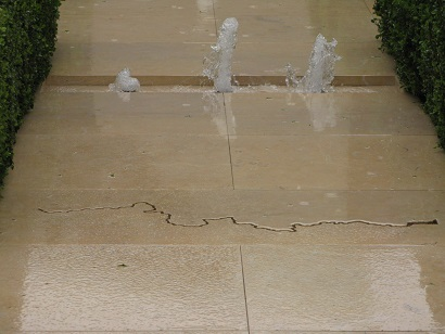 Morgan Stanley Healthy Cities garden, River Thames outline by Chris Beardshaw, Chelsea Flower Show 2015