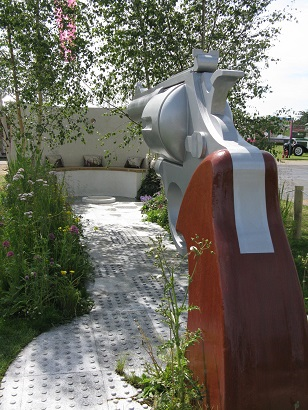 Ready...Aim...Flower! by Simon Webster, RHS Hampton Court 2015