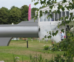 Smoking gun, Ready...Aim...Flower!, Hampton Court Flower Show, 2015