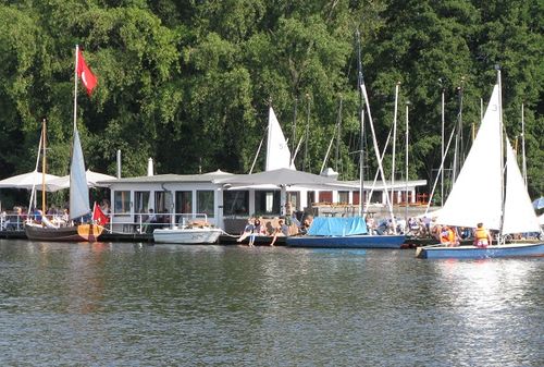 Cafe by the Alster, Hamburg, Germany