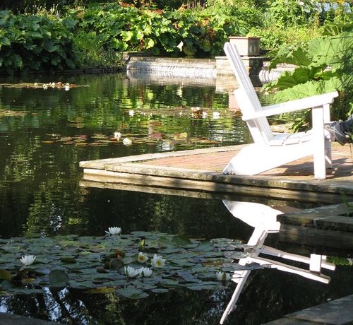 Tranquil corner, Botanical Gardens, Hamburg, Germany