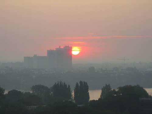 Sunrise, Hamburg, Germany