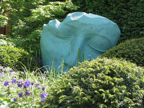 Sculpture, Morgan Stanley garden, Chris Beardshaw, Chelsea 2016